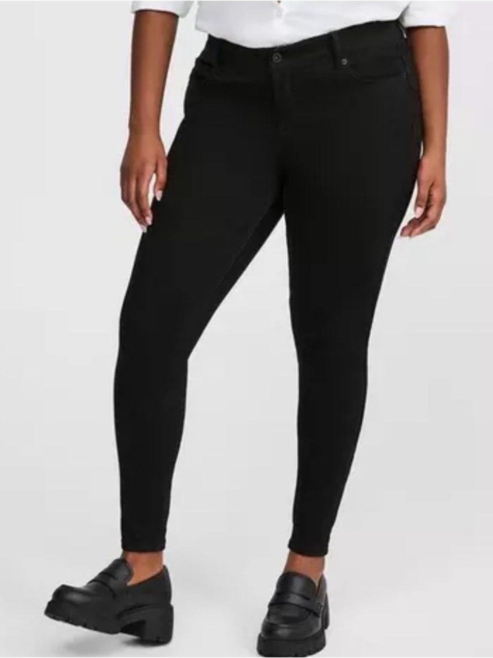 Torrid Bombshell High-Rise Skinny Jean Black Stretch Denim Size 16 Tall